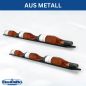 Preview: Weinregal Wand Metall 6 Flaschen Schwarz Linea 2er Set schwebende Weinhalterung Flaschenregal Schmal