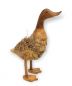 Preview: DanDiBo Deko Figur Ente Nr.58 Vogel aus Holz Skulptur Braun 30 cm Holzvogel Handgeschnitzt Stehend Tierfigur Schnitzskulptur