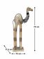 Preview: DanDiBo Deko Figur Kamel Nr.42 Holzskulptur aus Holz Skulptur Beige Hell 70 cm Holzfigur Handgeschnitzt Stehend Tierfigur Schnitzskulptur