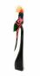 Preview: DanDiBo Deko Figur Papagei Nr.11 Vogel aus Holz Skulptur Grün Rosa 80 cm Holzvogel Handgeschnitzt Stehend Tierfigur Schnitzskulptur