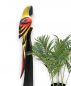 Preview: DanDiBo Deko Figur Papagei Nr.12 Vogel aus Holz Skulptur Gelb Rot 80 cm Holzvogel Handgeschnitzt Stehend Tierfigur Schnitzskulptur