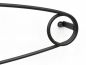 Preview: DanDiBo Design Handtuchhalter Handtuchstange Sicherheitsnadel 62 cm Garderobe Wand Büro Schwarz Metall Flur DIY