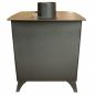 Preview: EEK A+ Wood-burning stove Wood Verso 1 wood-burning stove 7.5 kW Fireplace Stove Long-burning stove Workshop stove Swedish stove Cottage stove Heating stove