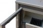 Preview: Kaminofen Grau Holzofen 9,7 kW Kamin B1 Ofen Dauerbrandofen Werkstattofen Schwedenofen Hüttenofen Heizofen