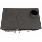 Preview: EEK A Wood-burning stove with baking compartment and hob Alegra 93894 6 kW Fireplace Multiple occupancy wood-burning stove Oven Wood-burning cooker Kitchen hob Cooking plate Kitchen oven