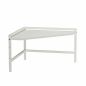 Preview: DanDiBo Eckregal Küche Küchenregal Arbeitsplatte 55x55 cm Mikrowellenregal Weiß 2 Stufig 96737 Mikrowellen Regal Ecke