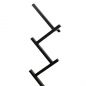 Preview: DanDiBo Wall Coat Rack Black Metal 96281 Hallway Wall Coat Rack with 10 Hooks Hook Rail 80 cm Modern Hallway Rack Hook Strip Coat Hooks