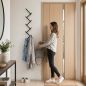 Preview: DanDiBo Wall Coat Rack Black Metal 96281 Hallway Wall Coat Rack with 10 Hooks Hook Rail 80 cm Modern Hallway Rack Hook Strip Coat Hooks