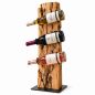 Preview: DanDiBo Weinregal Wand Metall Schwarz 3er Set 96783 Flaschenregal Schmal Hängend Wine Rack Weinhalter Weinregale Klein Weinflaschenregal Weinflaschenhalter