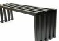 Preview: DanDiBo Garden Bench Metal Solid Weatherproof Black 120 cm Bench Modern Ida 96245 Park Bench Iron Slatted Bench