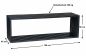 Preview: DanDiBo Garden Bench Metal Black Weatherproof Solid 150 cm Bench Modern 96430 Park Bench Iron Slatted Bench