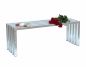 Preview: DanDiBo Gartenbank Metall Verzinkt Massiv Wetterfest 120 cm Sitzbank Modern 96393 Parkbank Garten Bank Eisen