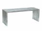 Preview: DanDiBo Gartenbank Metall Verzinkt Massiv Wetterfest 120 cm Sitzbank Modern 96393 Parkbank Garten Bank Eisen