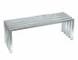 Preview: DanDiBo Gartenbank Metall Verzinkt Massiv Wetterfest 120 cm Sitzbank Modern 96393 Parkbank Garten Bank Eisen
