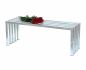 Preview: DanDiBo Gartenbank Metall Verzinkt Massiv Wetterfest 120 cm Sitzbank Modern 96393 Parkbank Garten Bank Eisen