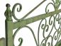 Preview: DanDiBo Gartenbank Metall Wetterfest Patina Grün 120 cm 2 Sitzer Sitzbank 96021 Parkbank Eisen Garten