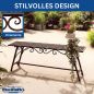 Preview: Bench Seat "CUCCIU-XL" B-120cm 077824 Garden bench made from metal Garden furniture