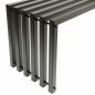 Preview: DanDiBo Weatherproof Metal Outdoor Garden Bench Black 96205 Ela 120 cm Seating Bench Garden Bench Park Bench Iron