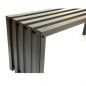 Preview: DanDiBo Garden Bench Weatherproof Metal Outdoor Black 96245 Ida 120 cm Bench Garden Bench Park Bench Iron