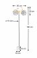 Preview: DanDiBo garden plug metal bicycle XL 160 cm yellow 96101 shabby wind chime wind wheel weatherproof garden decoration garden stick ground plug