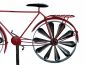 Preview: DanDiBo Gartenstecker Metall Fahrrad XL 160 cm Rot 96100 Shabby Windspiel Windrad Wetterfest Gartendeko Garten Gartenstab Bodenstecker