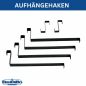 Preview: DanDiBo Beverage Crate Rack for 4 Crates with Grid Hooks Slim Metal 96597 Beverage Rack Crate Shelf Beverage Crate Holder