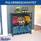 Preview: DanDiBo Beverage crate rack 6 crates with shelf Metal Stable 96435 Beverage crate holder 100 cm Beverage crate stand
