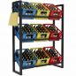 Preview: DanDiBo Bottle Crate Rack 9 Crates 96633 Beverage Rack Crate Holder Beer Crate Shelf Water Bottle Storage Shelf