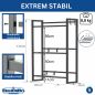 Preview: DanDiBo Bottle Crate Rack 9 Crates 96633 Beverage Rack Crate Holder Beer Crate Shelf Water Bottle Storage Shelf