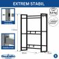 Preview: DanDiBo Bottle Crate Rack 9 Crates 96633 Beverage Rack Crate Holder Beer Crate Shelf Water Bottle Storage Shelf