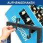 Preview: DanDiBo Bottle Crate Rack 9 Crates 96633 Beverage Rack Crate Holder Beer Crate Shelf Water Bottle Storage Shelf