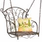 Preview: DanDiBo Hängesessel Outdoor ohne Gestell Hängeschaukel 18811 Hängestuhl hanging chair Hängesitz Garten Gartenschaukel Hollywoodschaukel