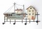Preview: Hakenleiste Schiff MR52 Garderobenleiste Garderobe Wandgarderobe Martim Vintage Shabby Handtuchhalter Küche
