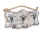 Preview: DanDiBo towel hook towel rail 93911 towel rail kitchen wooden hook rail vintage coat rack rail coat hook rail handmade