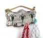 Preview: DanDiBo towel hook towel rail 93911 towel rail kitchen wooden hook rail vintage coat rack rail coat hook rail handmade