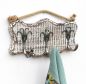Preview: DanDiBo towel hook towel rail 93911 towel rail kitchen wooden hook rail vintage coat rack rail coat hook rail handmade