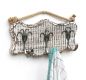 Preview: DanDiBo towel hook towel rail 93911 towel rail kitchen wooden hook rail vintage coat rack rail coat hook rail handmade