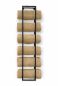 Preview: DanDiBo Handtuchhalter Bad Wand Metall Schwarz 96243 Modern Handtuchregal Wandmontage Wandhandtuchhalter Badezimmer