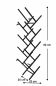 Preview: DanDiBo Handtuchhalter Bad Wand Metall Schwarz Acord 96278 Modern Handtuchregal Wandmontage Wandhandtuchhalter Badezimmer