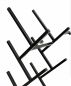 Preview: DanDiBo Handtuchhalter Bad Wand Metall Schwarz Acord 96278 Modern Handtuchregal Wandmontage Wandhandtuchhalter Badezimmer