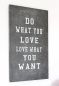 Preview: Wandbild 20452 LOVE Wandbrett 40cm Shabby Holzschild Vintage Holzbild Wandschild