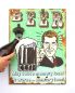 Preview: Wandbild Beer mit Flaschenöffner 40cm Bieröffner 21261 Grün Wandflaschenöffner Öffner