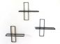 Preview: Wine rack D3 made of metal Bottle rack set of 3 Wall rack Bottle rack Shelf ...