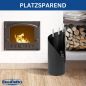 Preview: DanDiBo Kaminbesteck Schwarz Modern 4 Teilig Set 96571 Kaminset Kamingarnitur Ofenbesteck
