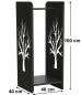 Preview: Kaminholzregal 10-1470 Kaminholzständer 100 cm Holzkorb Kaminholzhalter Holzregal