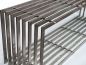 Preview: DanDiBo firewood rack indoor stainless steel metal firewood stand 96429 firewood rack 150 cm wood basket firewood holder