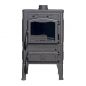 Preview: EEK A Stove cast iron hob hob stove antique wood Guca Lava wood stove small 12.5 kW fireplace cast iron stove continuous burning stove workshop stove hut stove heating stove
