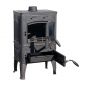 Preview: EEK A Stove cast iron hob hob stove antique wood Guca Lava wood stove small 12.5 kW fireplace cast iron stove continuous burning stove workshop stove hut stove heating stove