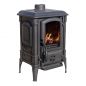 Preview: EEK A+ Stove cast iron stove antique wood Guca Arina wood stove small 6.5 kW fireplace cast iron stove continuous burning stove workshop stove hut stove heating stove