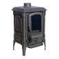Preview: EEK A+ Stove cast iron stove antique wood Guca Arina wood stove small 6.5 kW fireplace cast iron stove continuous burning stove workshop stove hut stove heating stove
